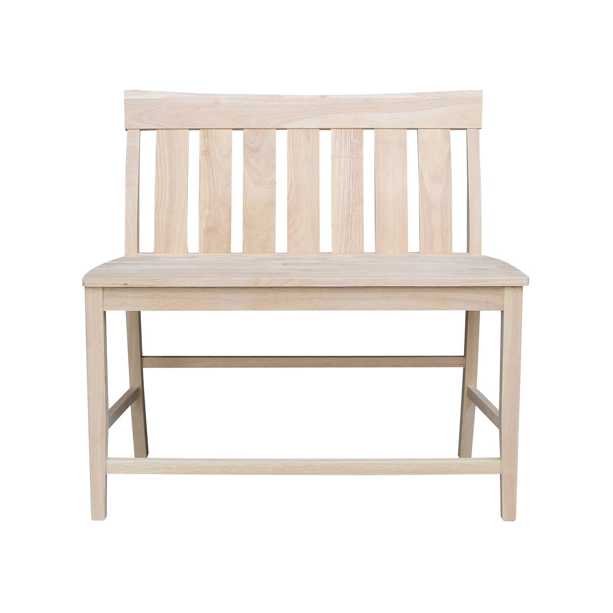 IC International Concepts International Concepts Ava Tall, Unfinished Bench IC International Concepts