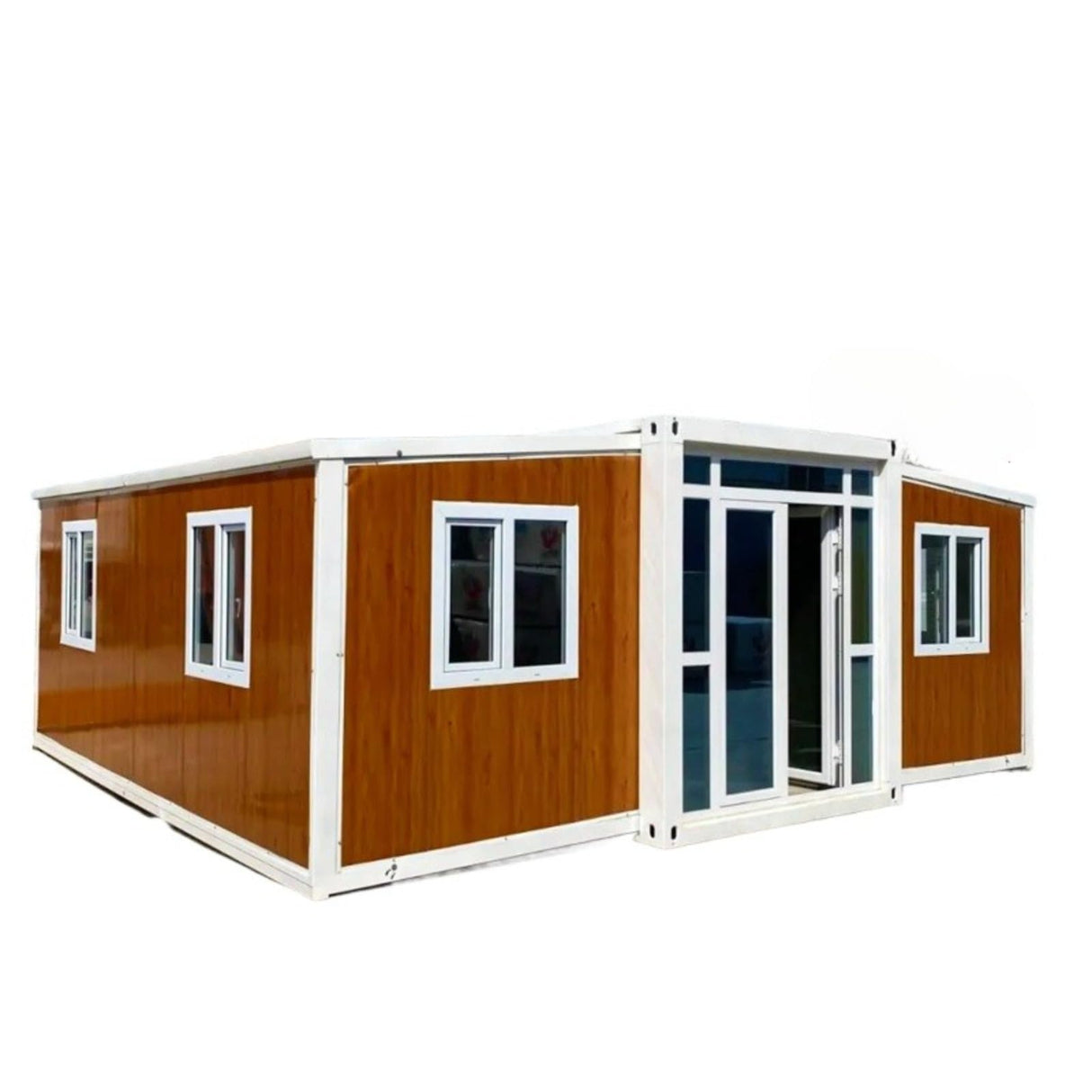 20ft 30ft Prefab Luxury House Prefab Modular Cabin Folding Container Home Comfort & Enough Space for Offices, Lodging,Medical Stations, Hotel and Holiday Villa Generic