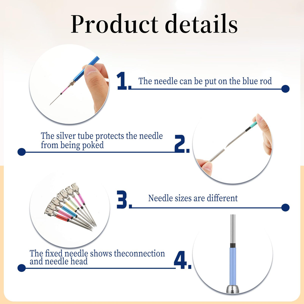 13 PCS Punch Needle Kit Embroidery Punch Needle Tool Punch Needles with Handles Punch Embroidery Kit with 10 Sizes Embroidery Tool Punch for Adults Beginner Cross Stitch DIY Craft Styquenzer