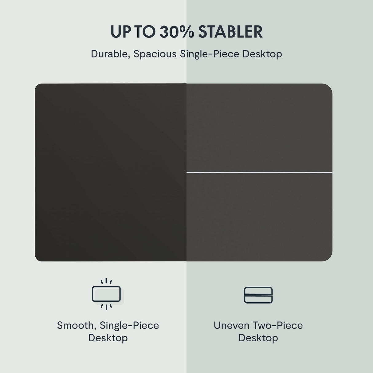 FLEXISPOT EN1 Whole-Piece Standing Desk 40 x 24 Inches Height Adjustable Small Desk Electric Sit Stand Desk Home Office Table Standing Desk (Black Frame + 40 in Black Top) FLEXISPOT