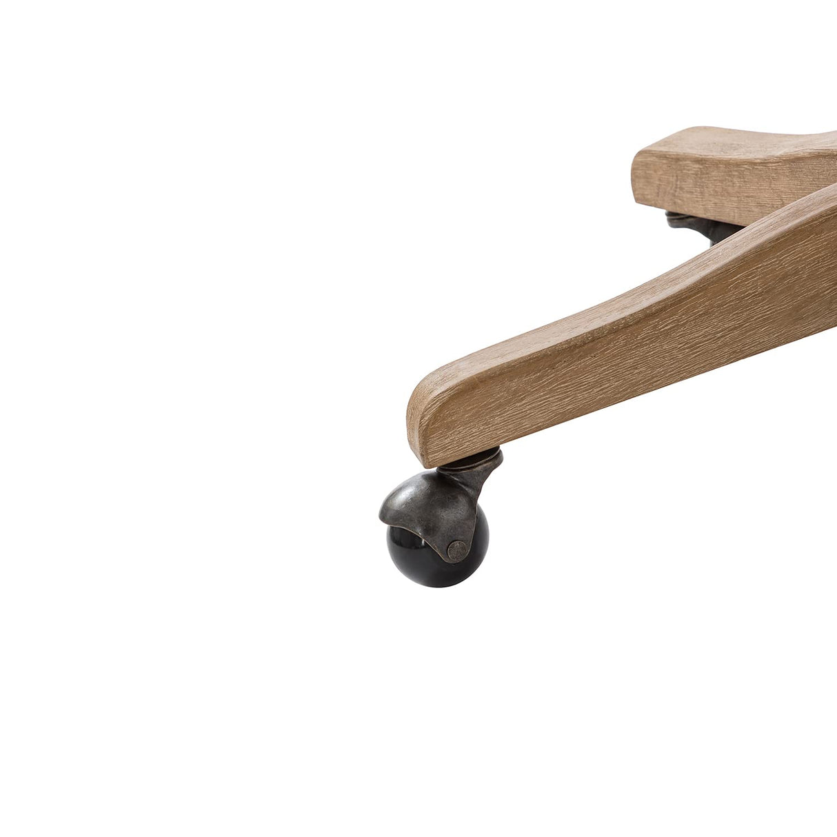 HULALA HOME Rattan Desk Chair, Upholstered Home Office Chair, Vintage Office Chair with Armrest, Adjustable Swivel Rolling Height Task Chair for Living Room Bedroom Study Room, Linen HULALA HOME