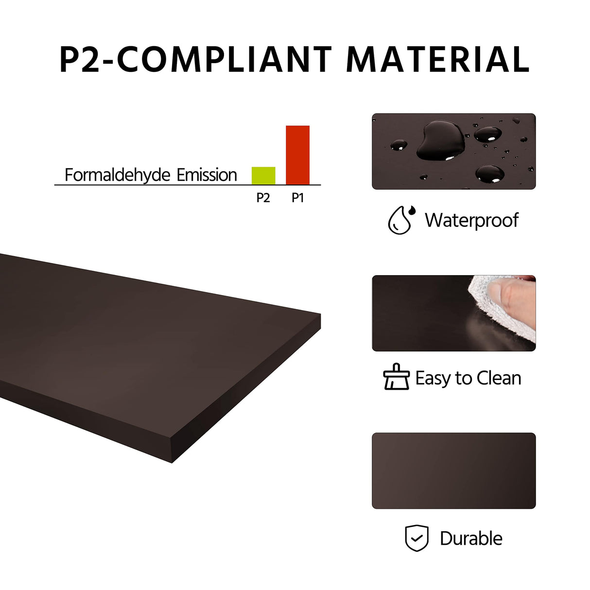 Yaheetech Console Table with 3 Storage Shelves, 3-Tier Entryway Table, Sofa Side Narrow Long Bookshelf for Hallway Living Room, Accent Furniture, Espresso Yaheetech