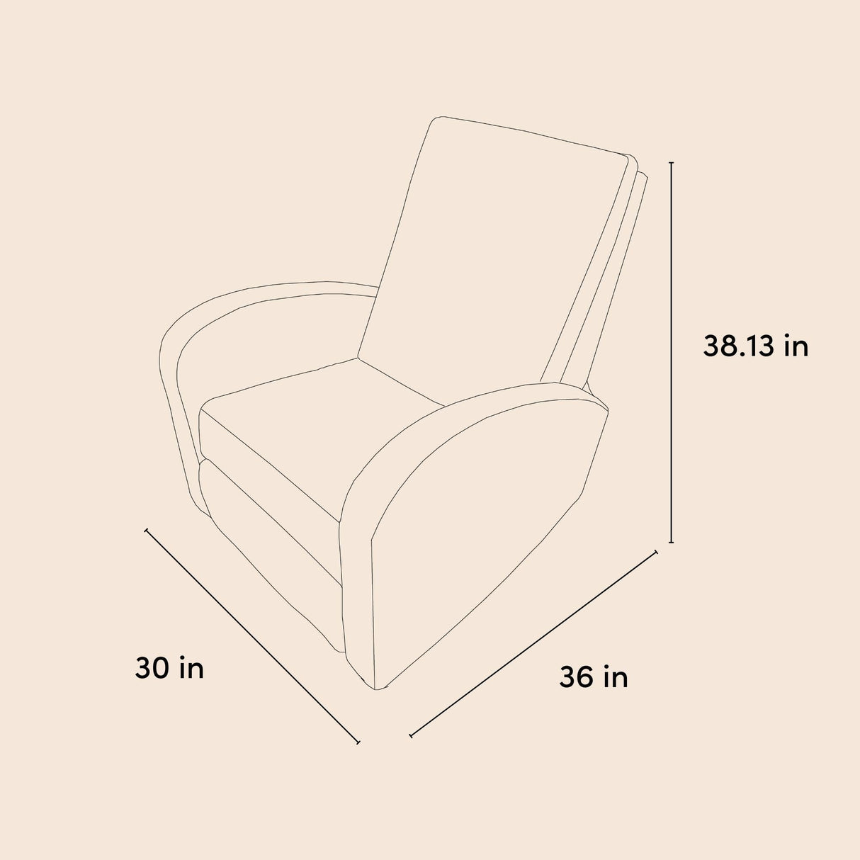 Storkcraft Santa Monica Power Recliner Swivel Glider (Ivory Basketweave) – Effortless Electronic Power Recline, USB-A & USB-C Charger Storkcraft