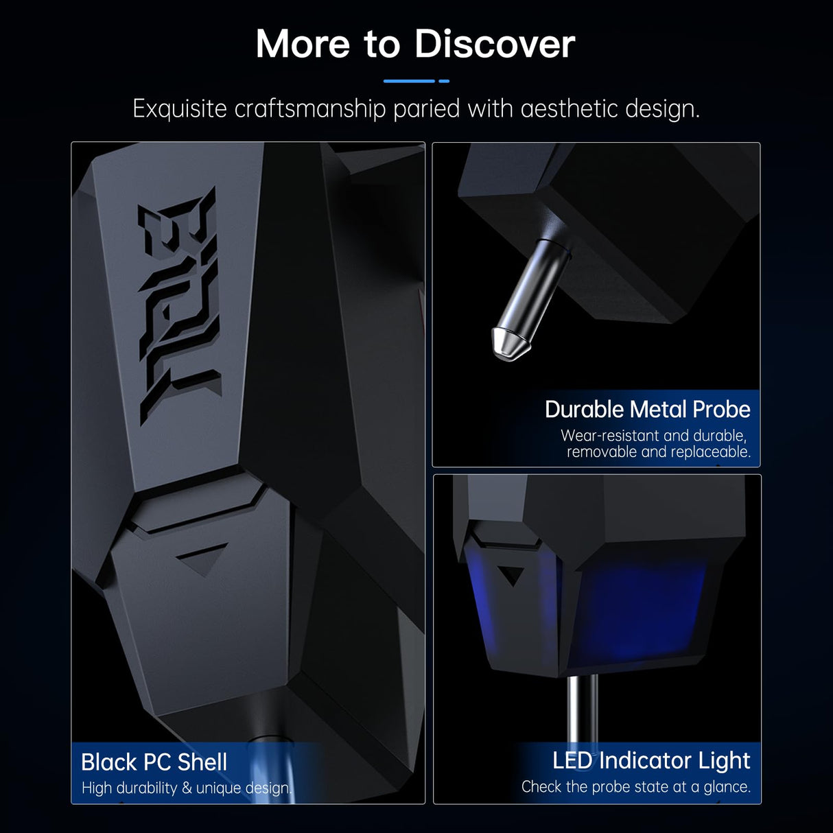 BIQU MicroProbe V2.0 Auto Bed Leveling Sensor, for Ender 3/Ender 3 V2/Ender 3 Pro/Ender 3 Max/Voron/H2 Extruder BIQU B1 3D Printer with SKR Mini E3 V3.0, Octopus V1.1/Pro, Manta/SKR 3 Series Board BIGTREETECH