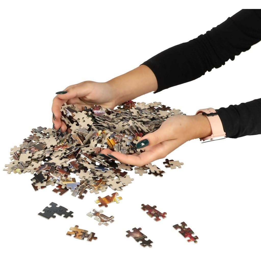 CASTORLAND 500 Piece Jigsaw Puzzle, Tea Time, Classic Interior, Old Fashioned Furniture, Oil lamp, Beautiful vase, Adult Puzzles, Castorland B-53070 Castorland