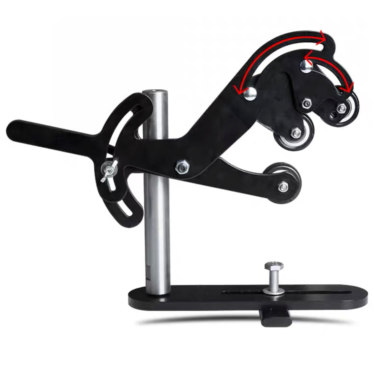 BMWOOD Woodturning Lathe Center Spindle Steady Rest MC-FS5, Wood Turning Three Wheels Stabilizer Auxiliary Clamping Tool. BMWOOD