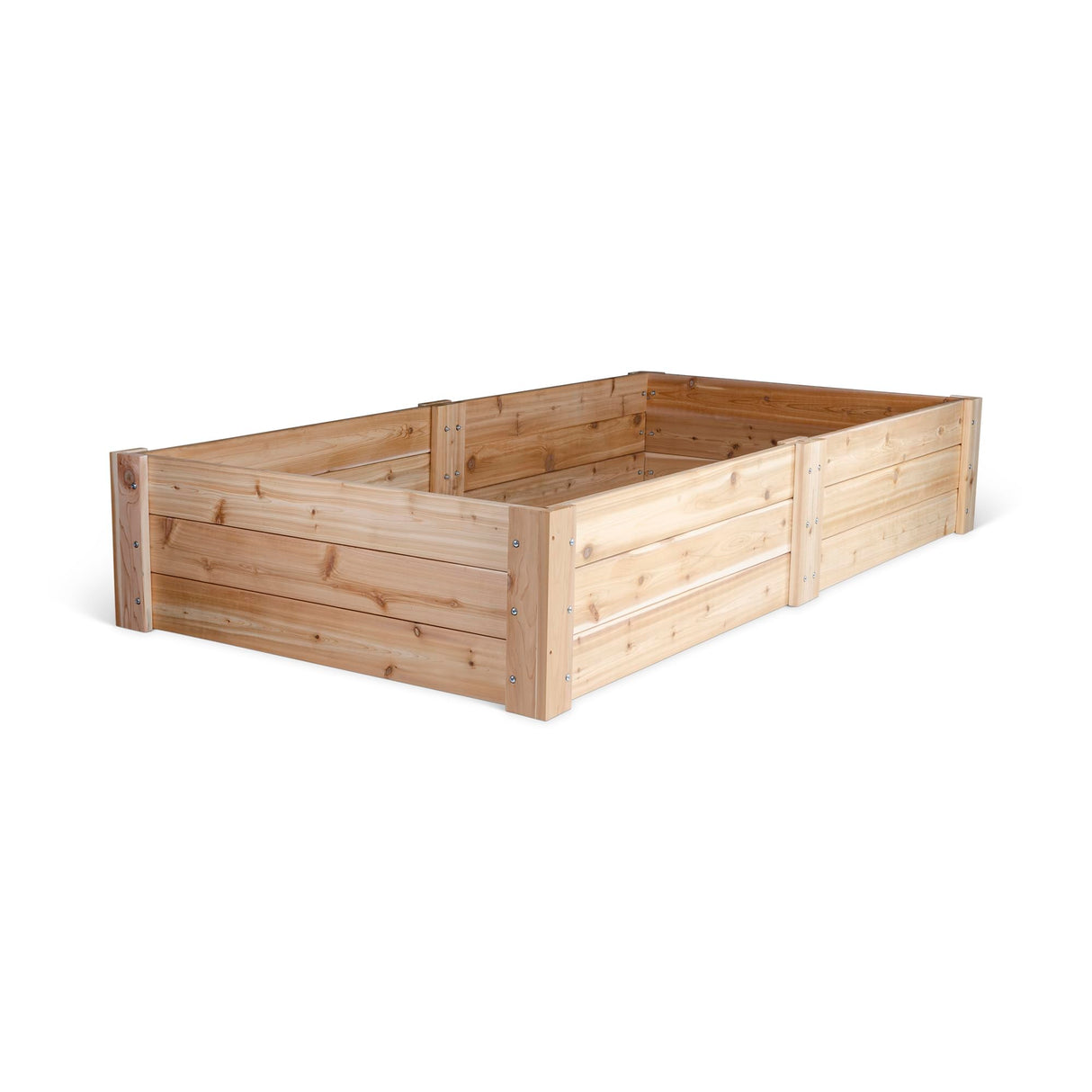 Infinite Cedar Premium Cedar Raised Garden Bed - 4' x 8' x 16.5" H - 1" Thick Wood Infinite Cedar
