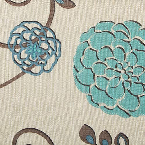 Christopher Knight Home Breanna Fabric Storage Ottoman, White And Blue Floral Christopher Knight Home