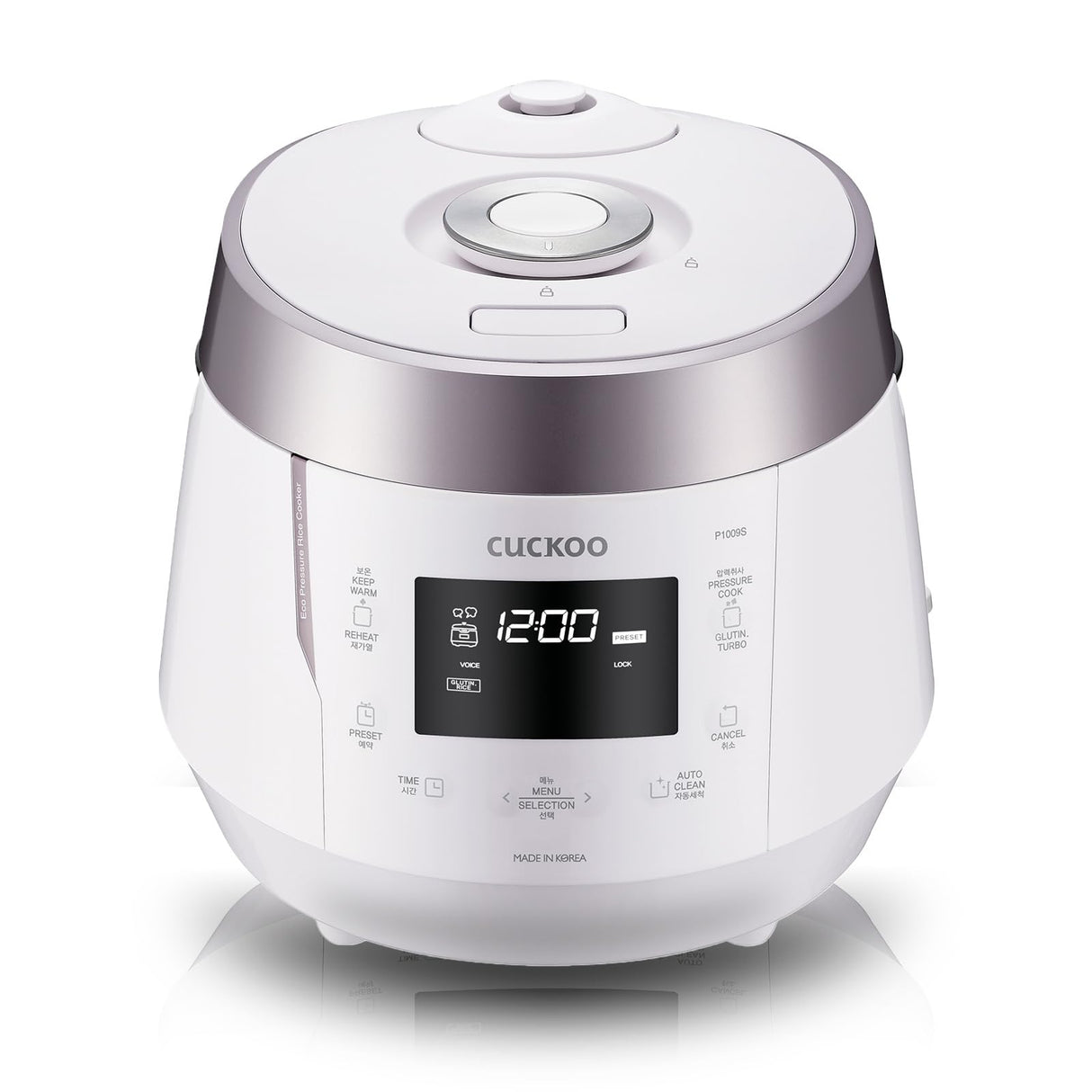CUCKOO Heating Pressure Cooker & Warmer – 12 built-in programs, Glutinous (white), Mixed, Brown, GABA rice, and more, 10 cups CUCKOO