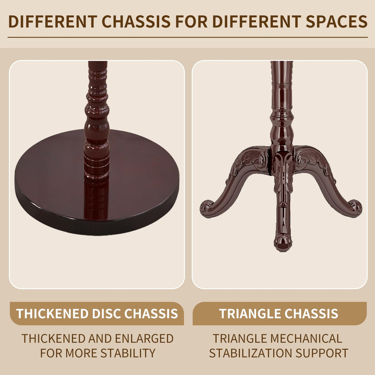 Wooden Coat Rack Stand Sturdy Triangle Base, Natural Birch Wood Coat Racks Freestanding, Vintage Solid Coat Tree Stand with 14 Hooks, Classic Sturdy Coat Racks Hall Tree for Entryway, Office Snaikor