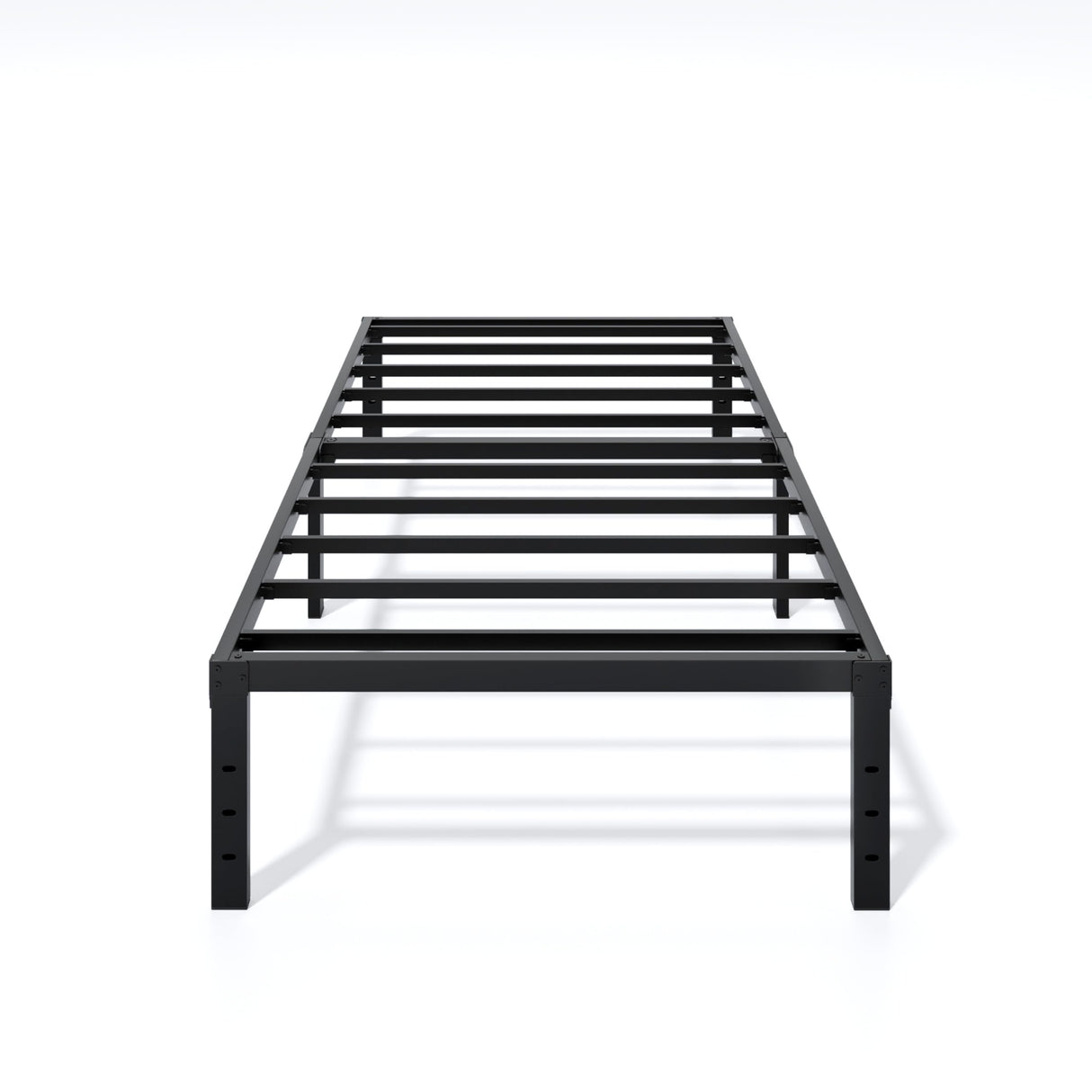 LUMUNANCE Metal Bed Frame Twin Size - 14 Inch Heavy-Duty Twin Platform Bed Frame No Box Spring Needed, Easy Assembly, Noise-Free, Sturdy Mattress Foundation, Underbed Storage Space LUMUNANCE