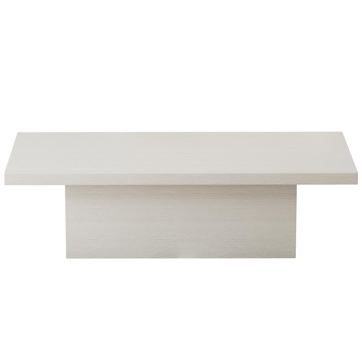 Farmhouse Coffee Table, 47.25" Modern Engineered Wood Cocktail Table, Scratch-Resistant Accent Table with Sturdy Frame for Living Room, Home Office & Lounge Vipbear