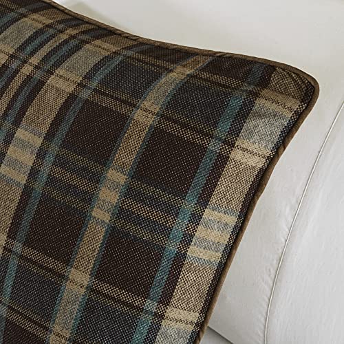 Woolrich Rustic Lodge Cabin Comforter Set - All Season Down Alternative Warm Bedding Layer and Matching Shams, Oversized Twin, Hadley Plaid, Multi Woolrich John Rich & Bros.