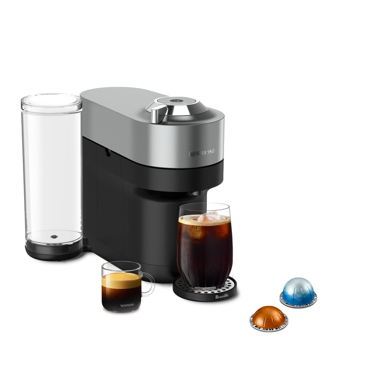 Nespresso Vertuo Pop+ Deluxe Coffee and Espresso Maker by Breville, Titan Nespresso