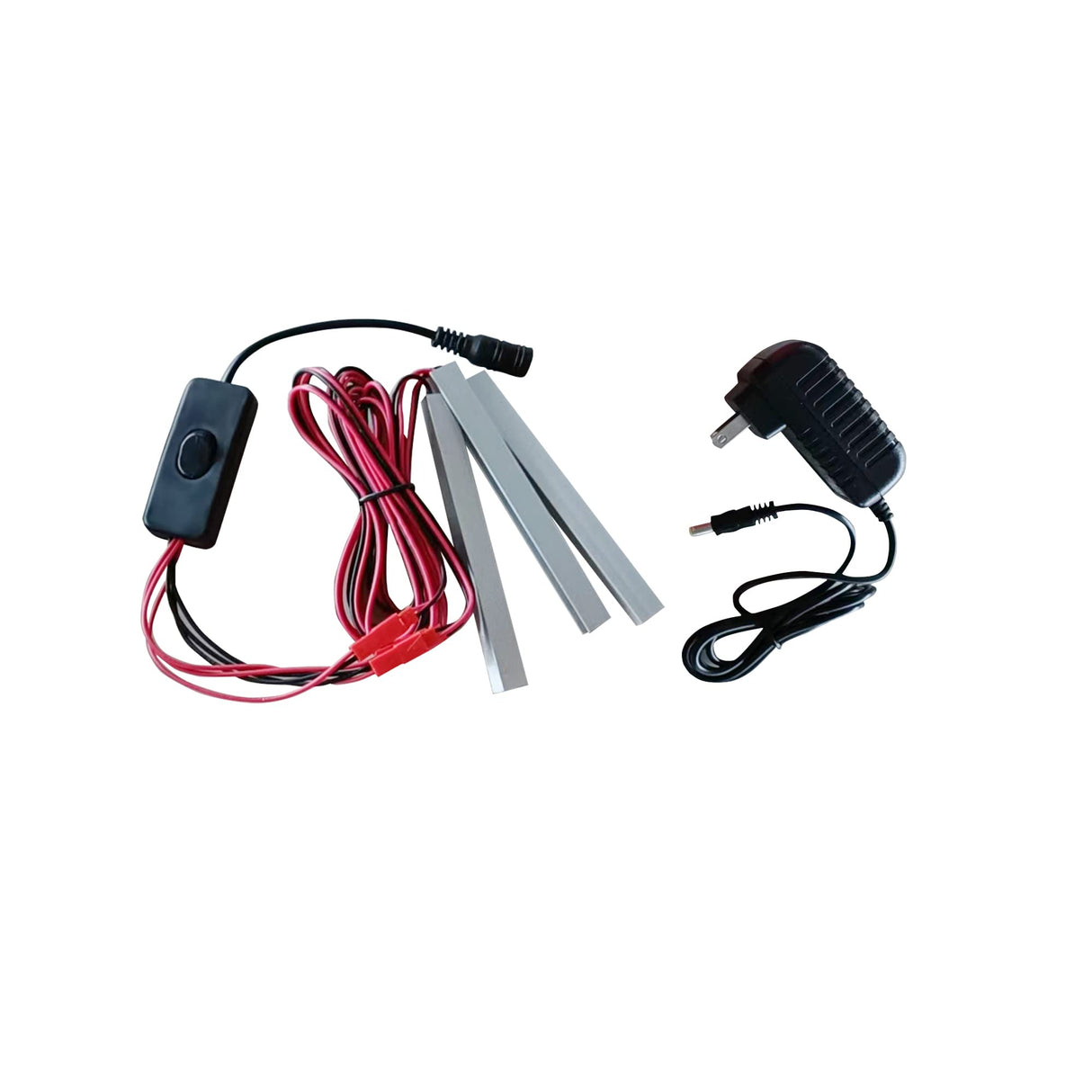 Pvillez 67" Modern LED Display Cabinet with 4 Glass Shelves - Stylish High Gloss Storage for Living Room, Bedroom, or Office (White) Pvillez