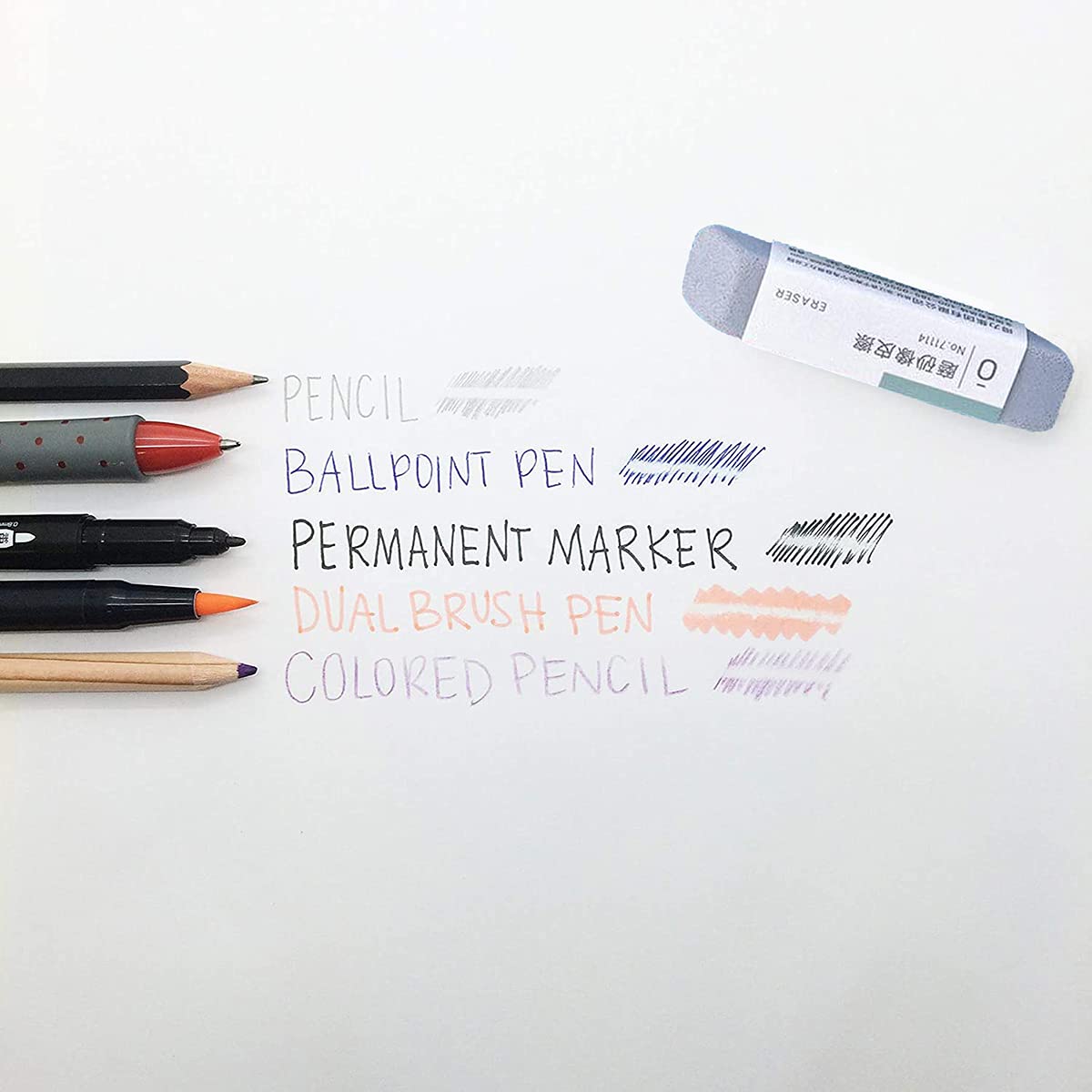 Sand Eraser 3-Pack, Designed to Remove Colored Pencil and Ink Markings Fengirl