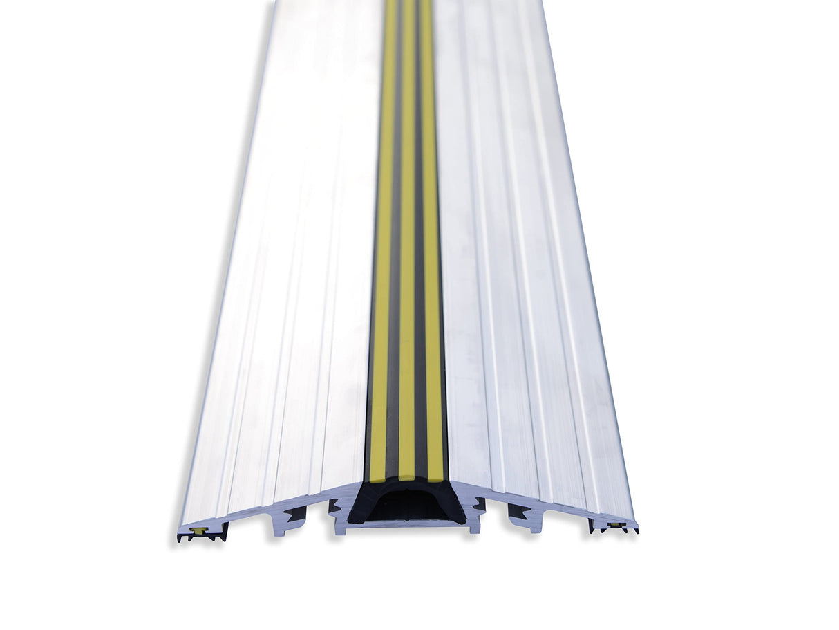 1" High Commercial Door Aluminum Threshold Seal Kit 10'2" Length | Full Kit Fixings Included | GaraDry GARADRY