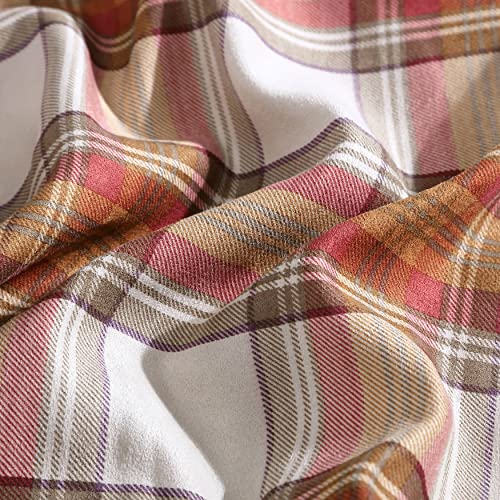 Eddie Bauer - King Comforter Set, Reversible Alt Down Bedding with Matching Shams, Breathable Home Decor for All Seasons (Edgewood Red/Beige, King) Eddie Bauer