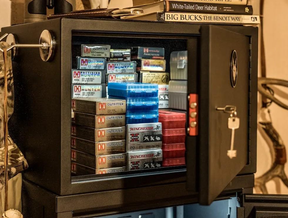 SecureIt Agile Ammo Cabinet-Upper 14" - The Versatile Agile™ Model 14 Ammo and Gear Safe Works as Stand-Alone Storage for Handgun Guns, Ammo and Gear or as a Modular complement to The Agile Line SecureIt