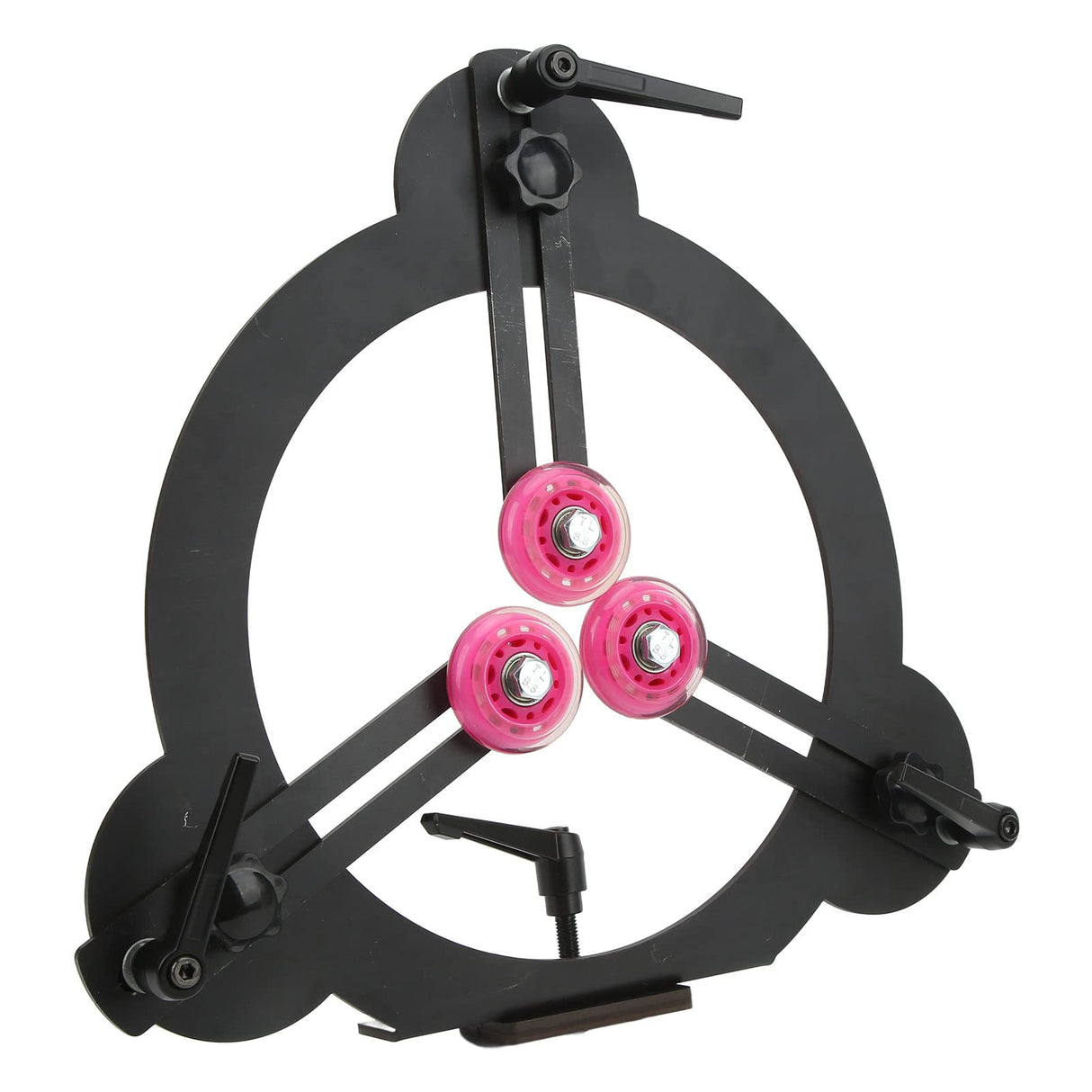 Woodturning Steady Rest Round Woodturning Steady Rest for Lathe Metal Turning Tools for Wood Lathe Parts Accessories Walfront