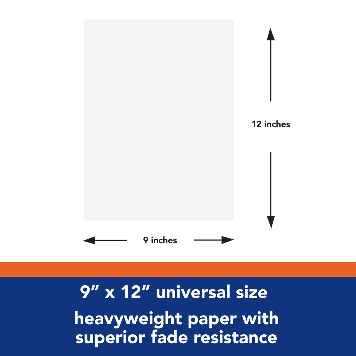 Pacon 103026 Tru-Ray Construction Paper, 76 lbs., 9 x 12, White, 50 Sheets/Pack Tru-Ray
