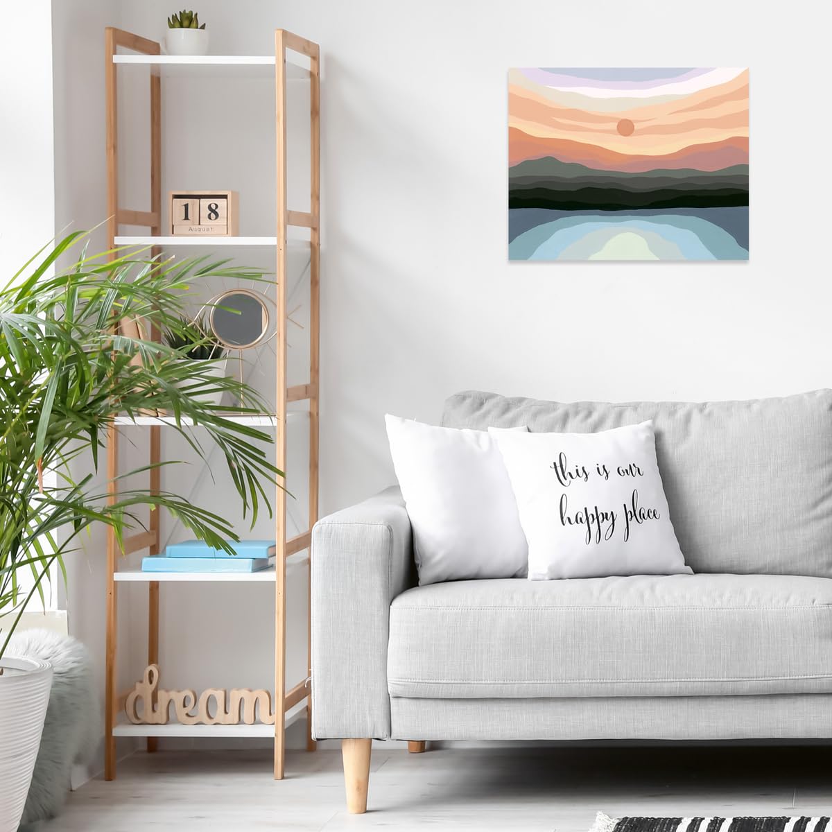 Ravensburger Minimalistic Landscape Paint by Numbers Kit for Adults - 23515 - Painting Arts and Crafts for Ages 12 and Up Ravensburger