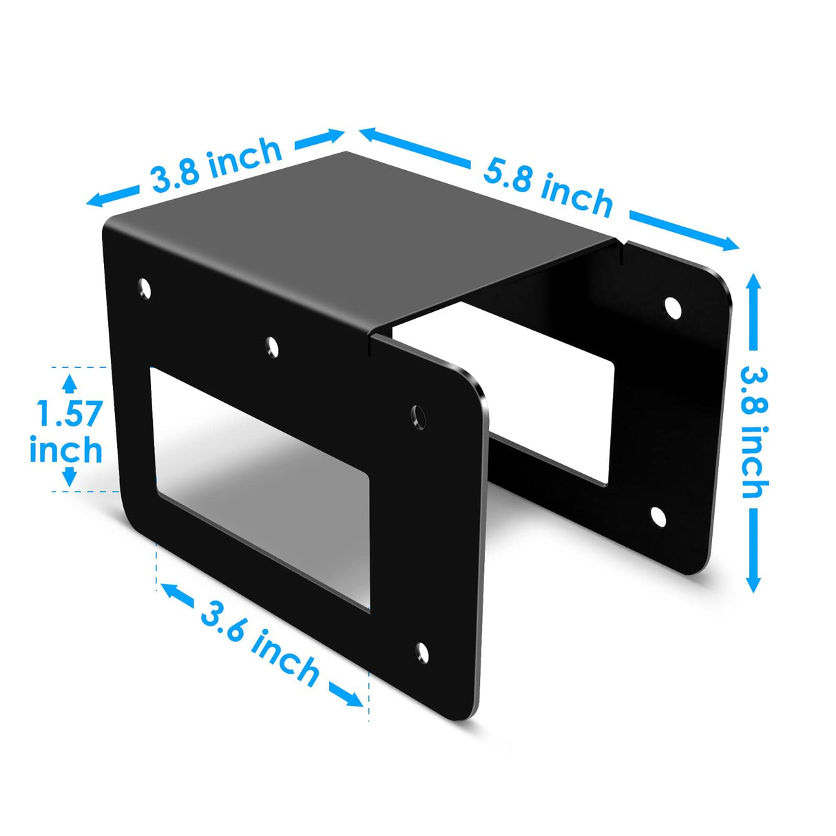 Zhitaoxun 4 Pack Firewood Log Storage Rack Bracket,Indoor Outdoor Adjustable Heavy Duty Powder Coated Steel Holder,Fireplace Wood Storage, Log Holder Zhitaoxun
