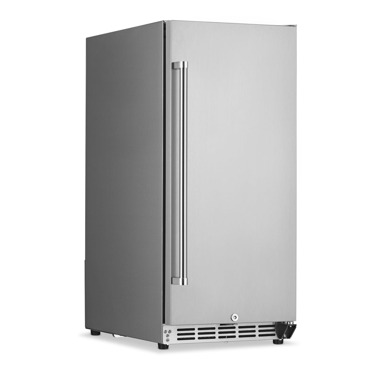 NewAir 15" Commercial Beverage Refrigerator | Weatherproof Stainless Steel Fridge | Built-In or Freestanding Outdoor Patio Fridge For Beer, Wine, Food NCR032SS00 NewAir