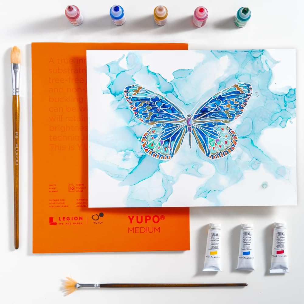 Yupo Synthetic Paper Pad - 11" x 14", Bright White, 10 Sheets Legion