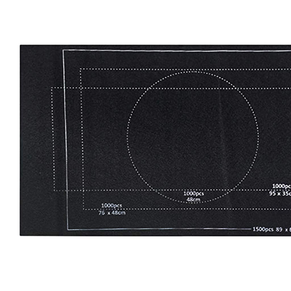 LEIPUPA Puzzle Roll Up Mat Playground Store and Transport Jigsaw Puzzles Up to 1500/2000/3000 Pieces - 1500 Black LEIPUPA