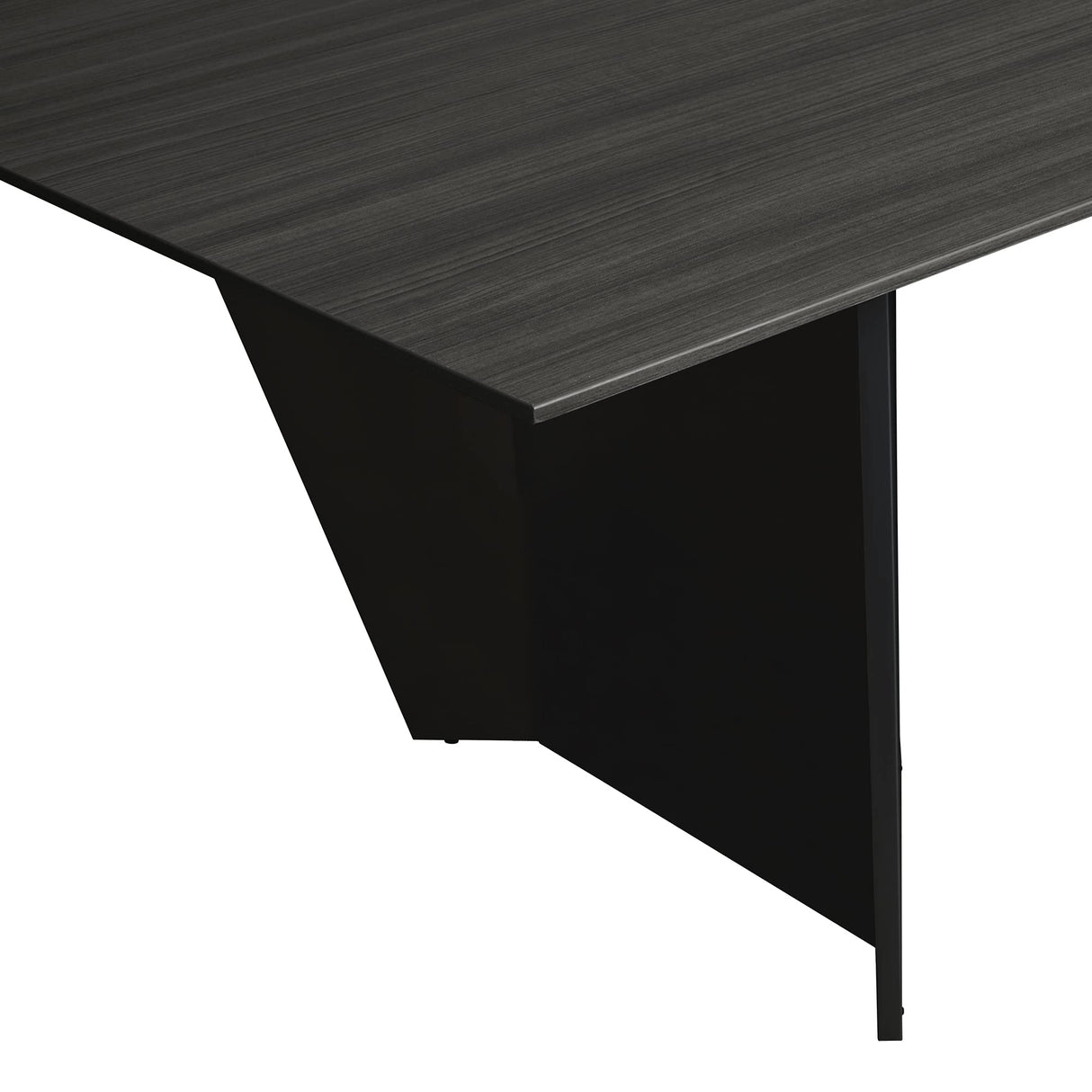 Regency Conference Room Table, 10 ft, Ash Grey/Black Regency