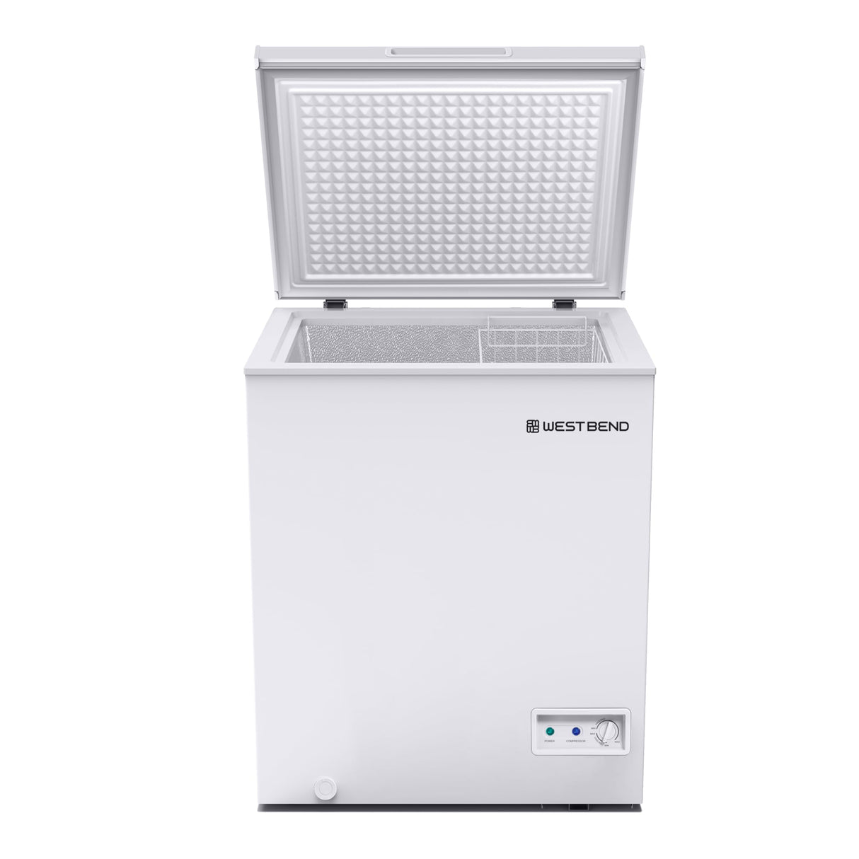 West Bend WB0500CFMW Chest Freezer, 5-Cu.Ft, White West Bend
