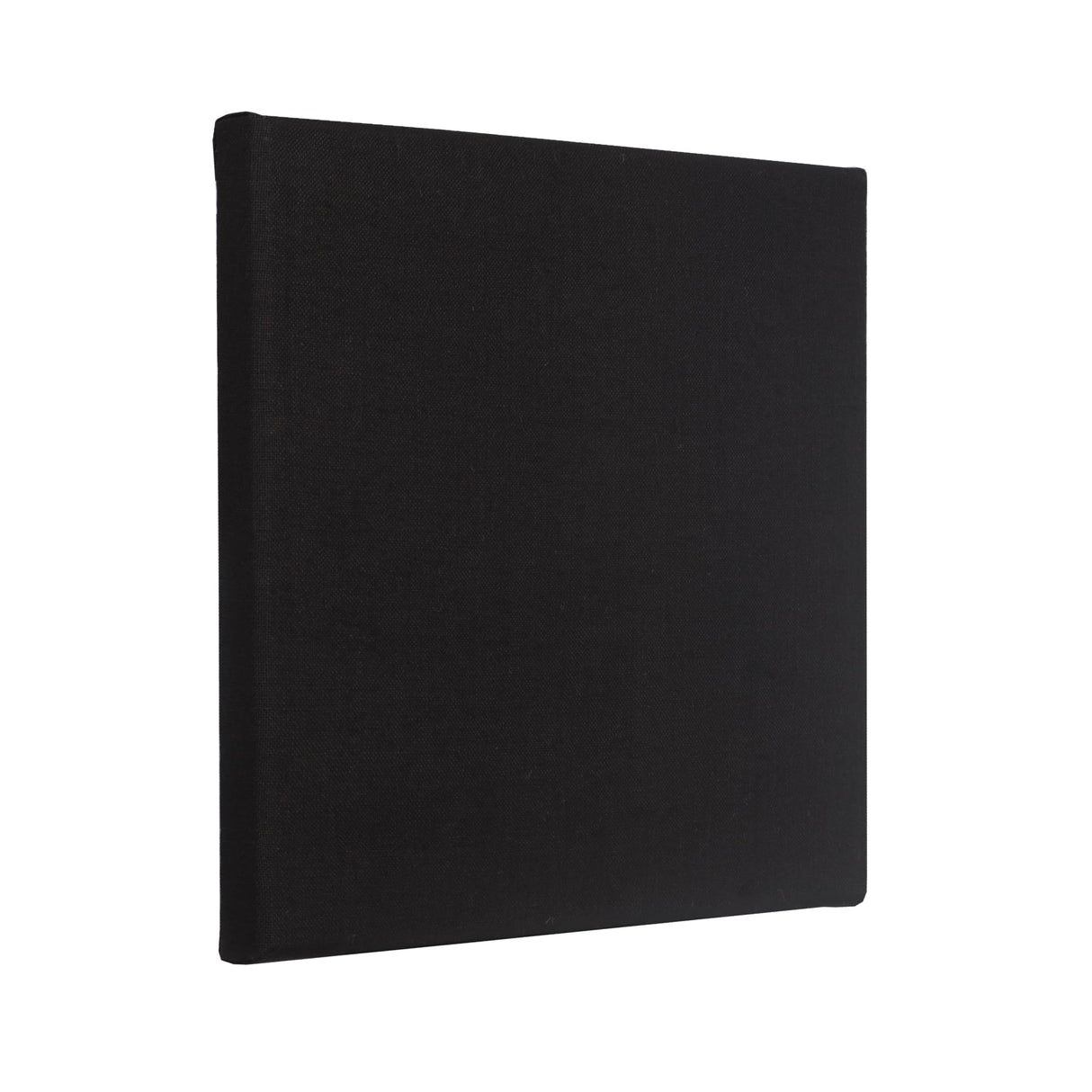 ATS Acoustics Sound Absorbing Noise Dampening Acoustic Panel Wall Treatment 24" x 24" x 2" Beveled Edge (Black) ATS Acoustics
