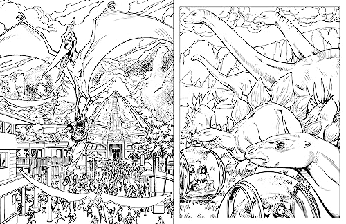 Jurassic World: The Official Coloring Book Insight Editions