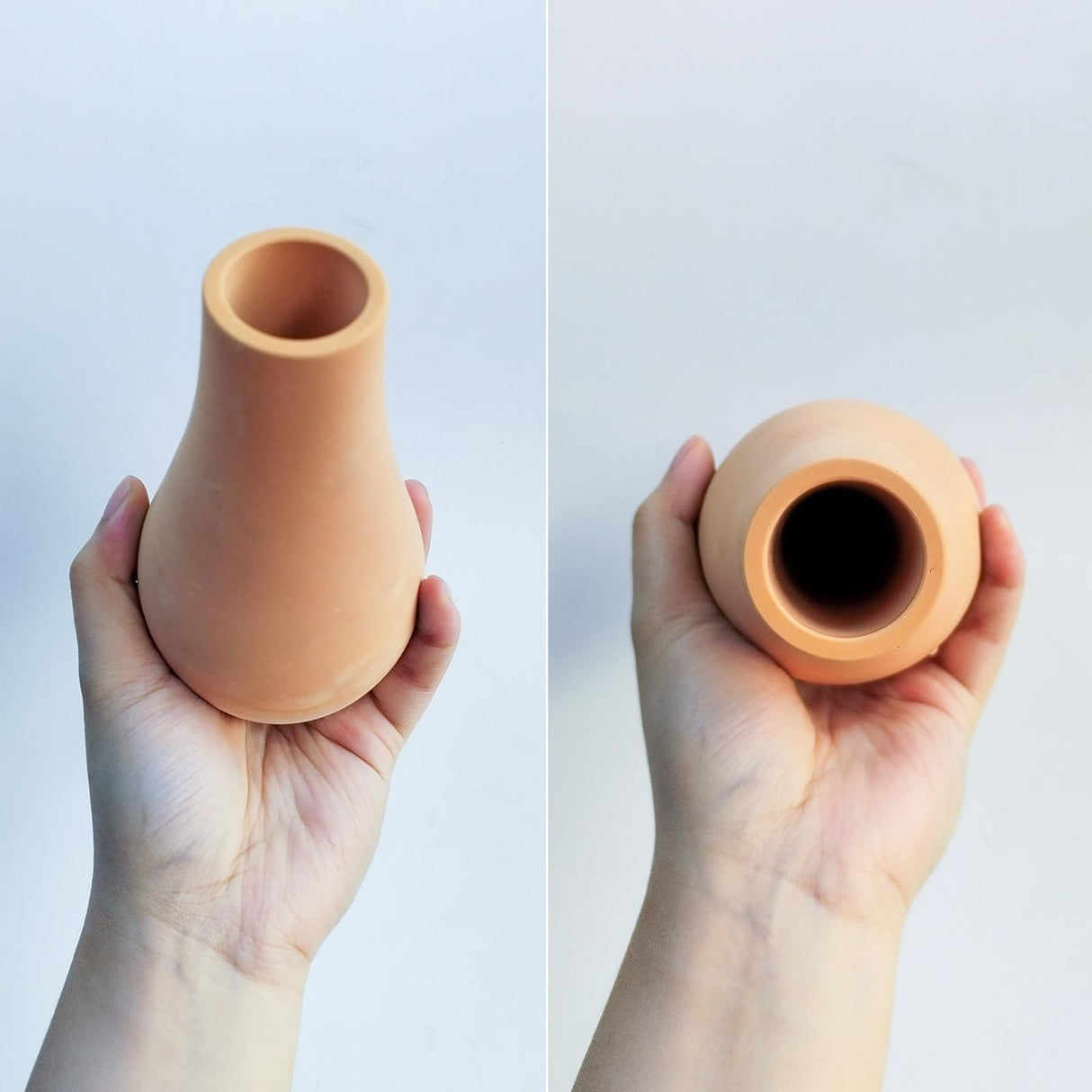 Wehous Concrete Vase Mold Silicone Resin Mold Container Storage Jar Bottle Mold Silicone Flower Vase Plant Mold Epoxy Resin Casting Cement Art Craft Trinket Holder Mold DIY Halloween Christmas Decor Wehous