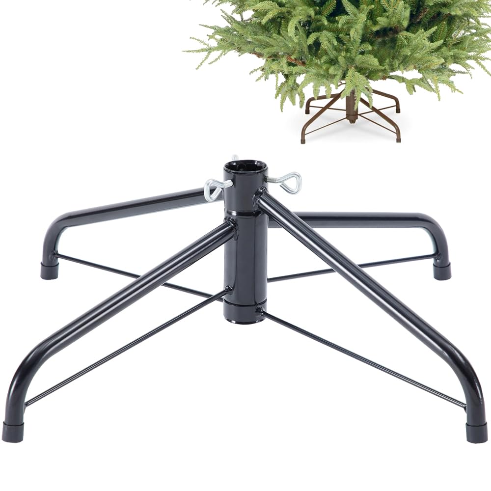 Sivya Christmas Tree Stand for 4 to 6 Foot Trees,Fits 0.75-1.25 Inch Pole Sivya