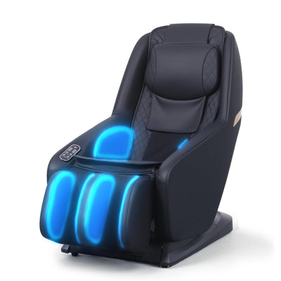 Massage Chair Full Body, Zero Gravity 3D SL-Track Shiatsu Massage Recliner Chair with Auto Modes, Airbag Massage, Wheels for Easy Movement, Compact Design for Quality Comfort, Black