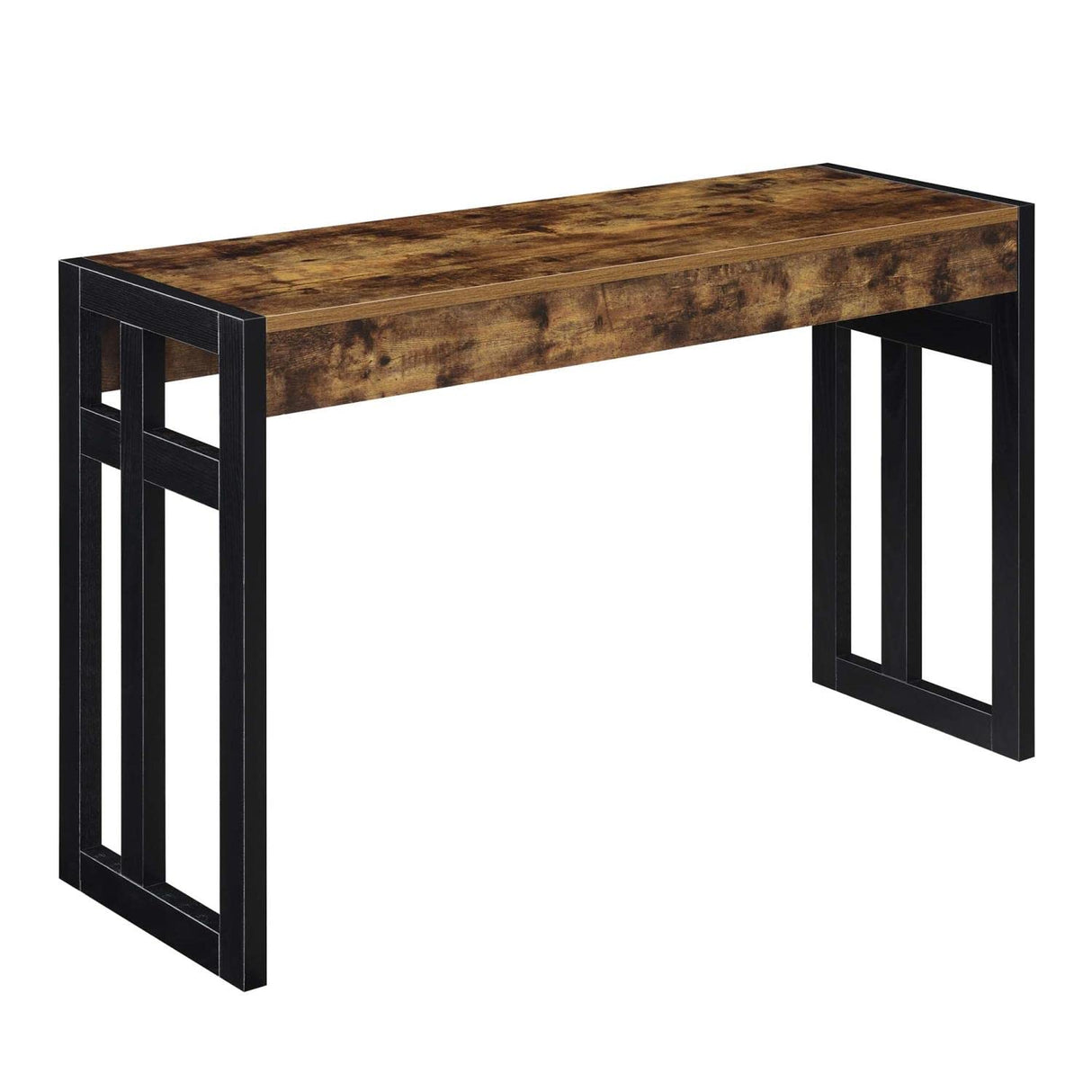 Convenience Concepts Monterey Console Table, Barnwood/Black Convenience Concepts