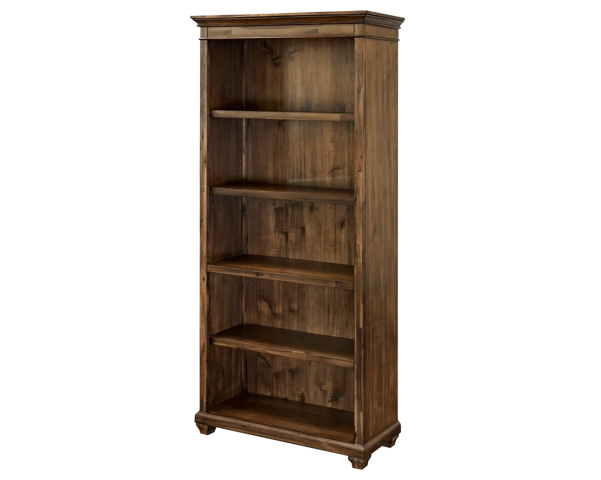 Martin Furniture Traditional Wood Open, Office Shelving, Storage Cabinet, Fully Assembled, Brown Bookcase Martin Furniture