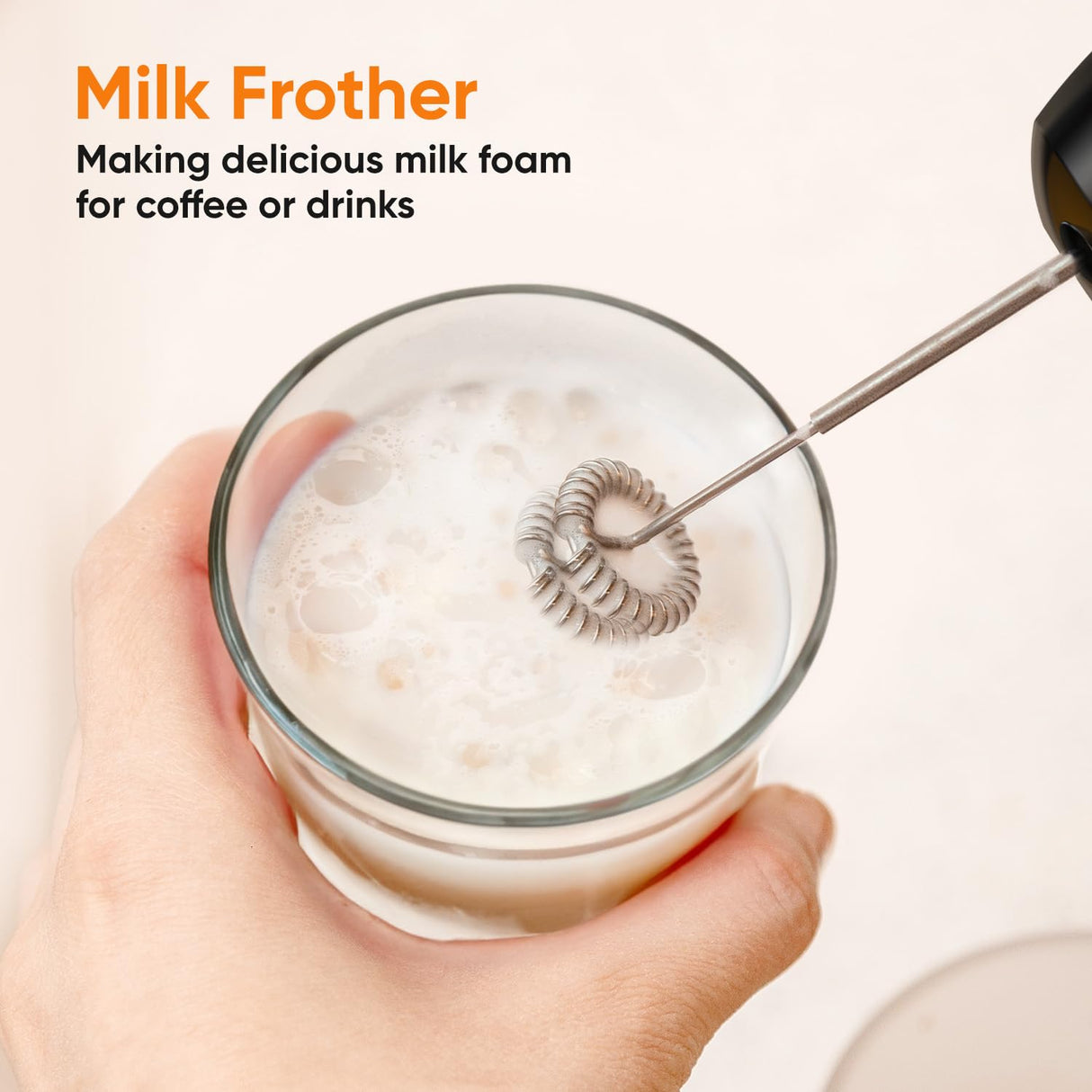 Immersion Blender Handheld 1100W Corded Hand Blender Trigger Variable Speed 3 in 1 Stick Blender with Whisk, Milk Frother Attachments Emulsion Blender Handheld for Soup, Smoothie, Puree BESROY