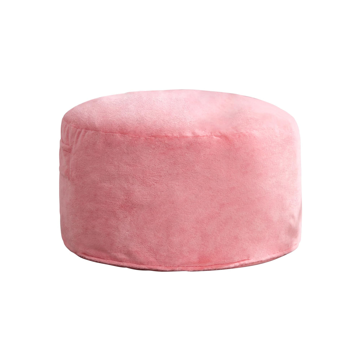 Hobestluk 3ft Bean Bag Chairs for Adults Large Beanbag Chair with Plush Faux Fur Cover Big Bean Bag Chair for Living Room Bedroom Dorm Office -Pink (36” x 36” x 22”) Hobestluk