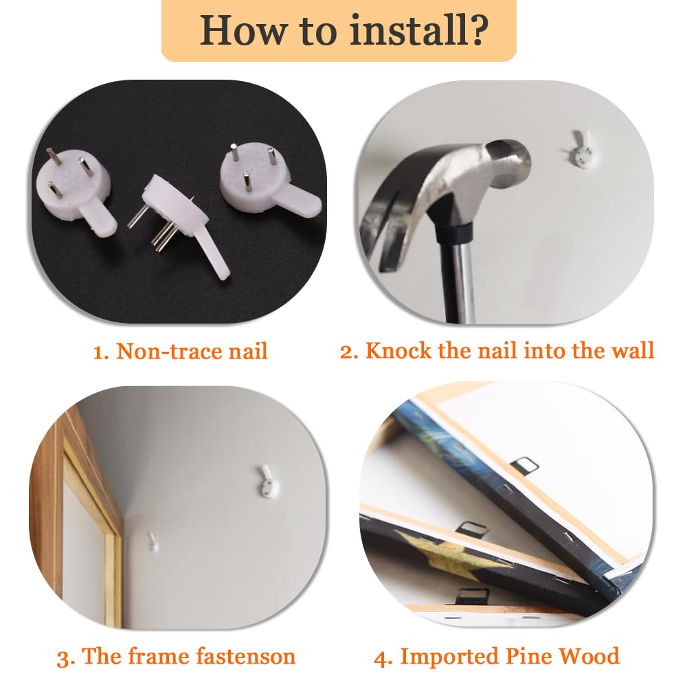 Pacimo Framed Wall Art Decorations Hawaii Cityscape Painting Print on Canvas Honolulu Diamond Head Mountain Skyline Modern Artwork for Home Office Gallery Wrapped Ready to Hang - 12"x16"x3 Panels Pacimo