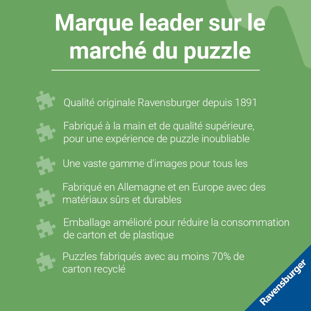 Ravensburger - Adult Puzzle - 500 Piece Puzzle - Pokédex First Generation/Pokémon - Adults and Children from 12 Years Puzzle - Pokemon Game - 12000511 Ravensburger