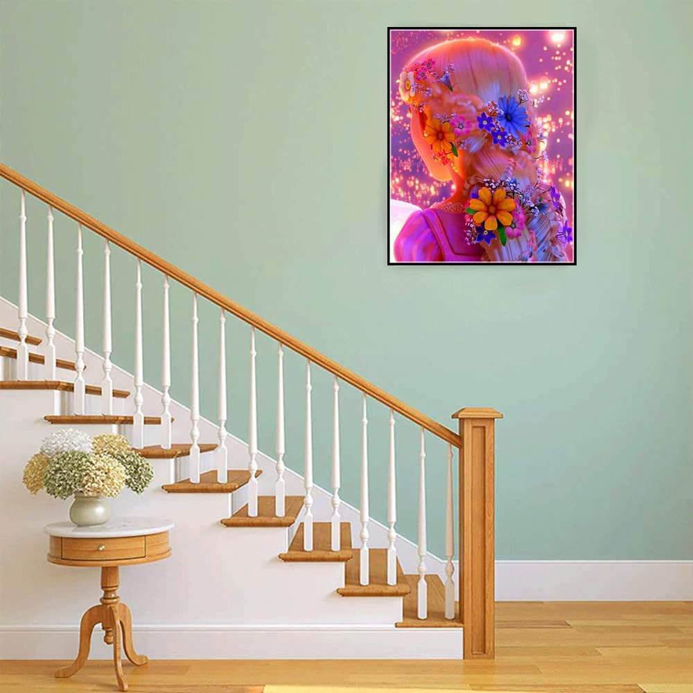 MMAHD Diamond Art Painting Kits for Adults,DIY 5D Round Full Drill Girl Diamond Art, Perfect for Relaxation and Home Wall Décor(11.8×15.8Inches) MMAHD