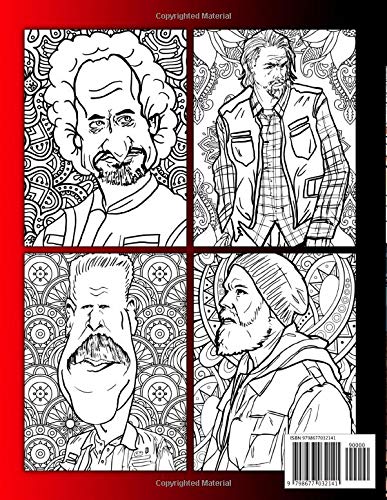 Sons Of Anarchy coloring book: American Action Crime Drama Television Series Coloring Book For Teens Adults Stress Relief Gift WoodArtSupply