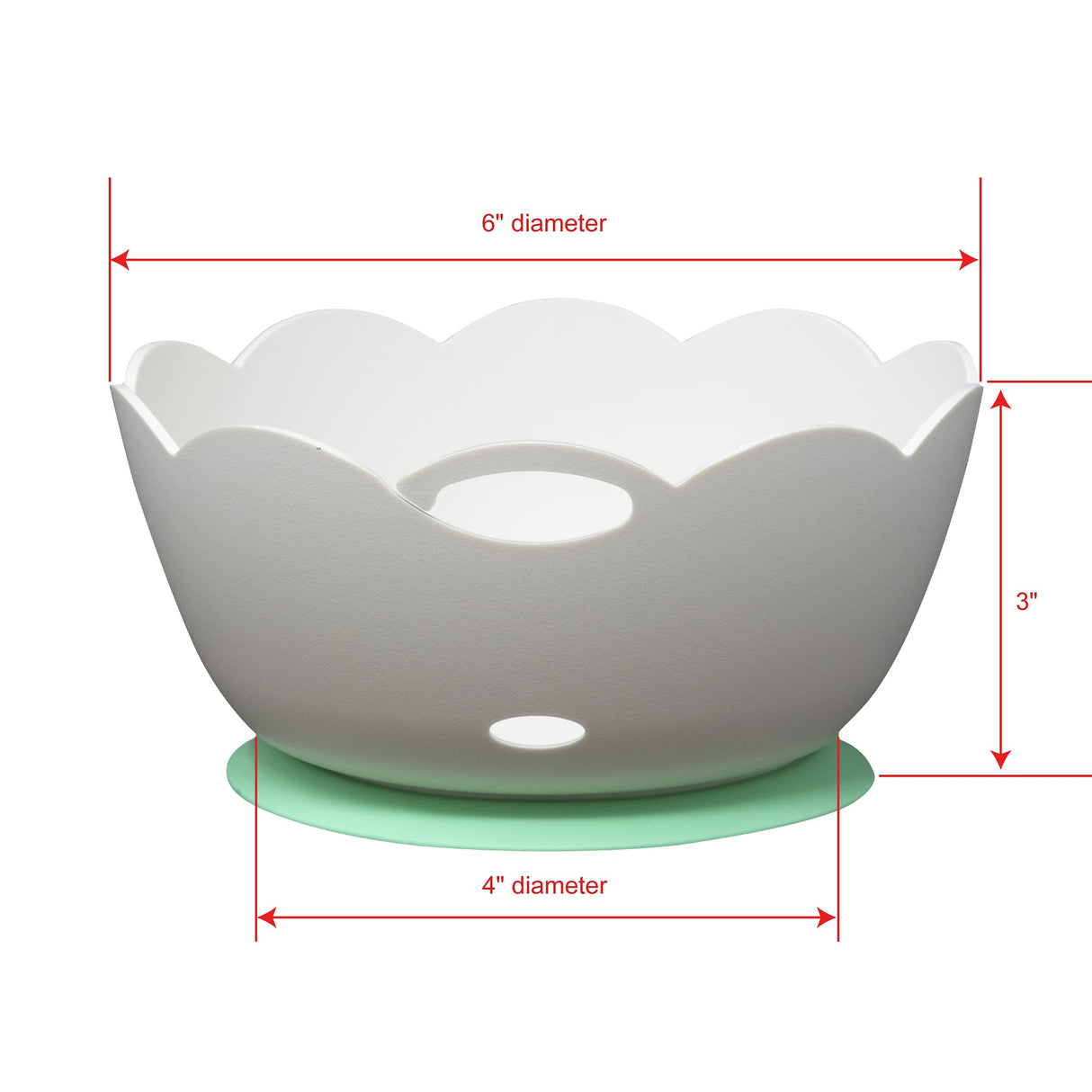 Yarn Bowl by Yarn Valet - Portable, Unbreakable with Soft Rubberized Non-Slip Base Yarn Valet