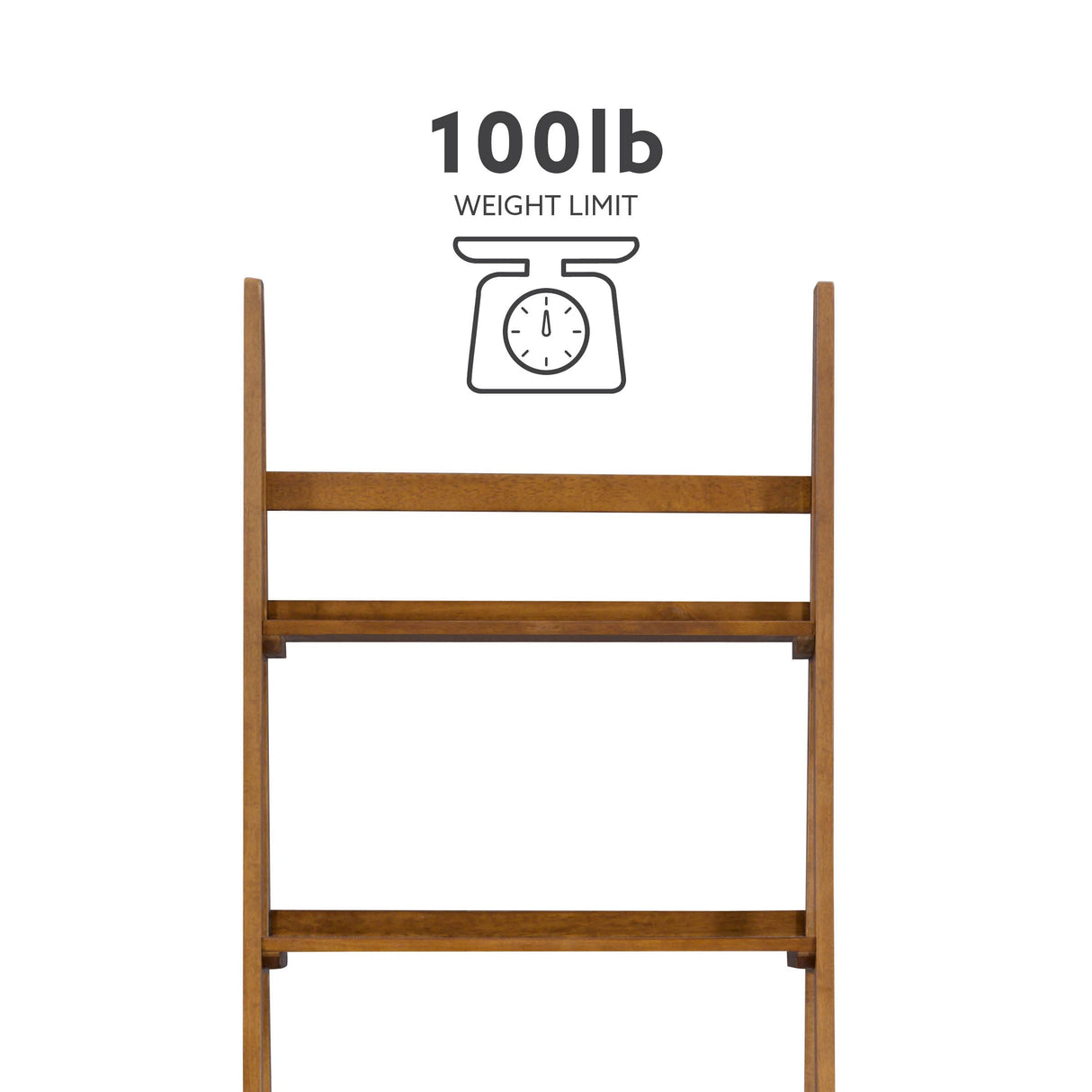 Melissa Mid-Century Bookcase, Walnut by Linon Large Linon