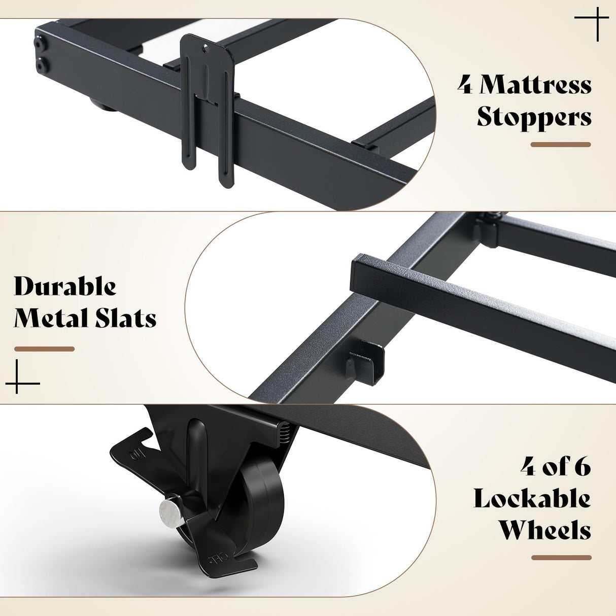 AMERLIFE Twin Daybed with Trundle, Farmhouse Daybed Frame with Sliding Barn Door Headboard and Charging Station & LED Light for Bedroom and Guest Room, Rustic Brown AMERLIFE