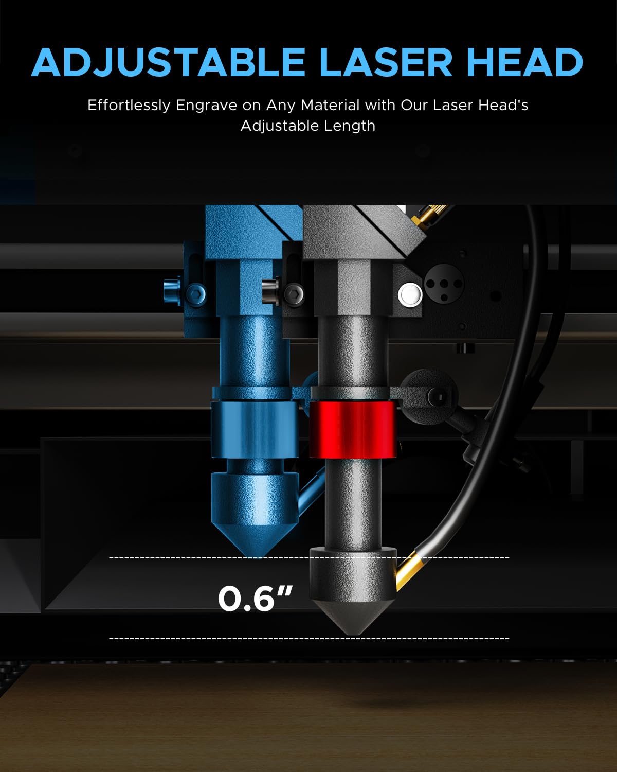 OMTech K40+ 40W CO2 Laser Engraver, 12"x8" Desktop Laser Cutter & Engraving Machine for Home Use, LightBurn Compatible LightBurn & LaserGRBL Compatible Laser Head Air Assist Water Pump OMTech
