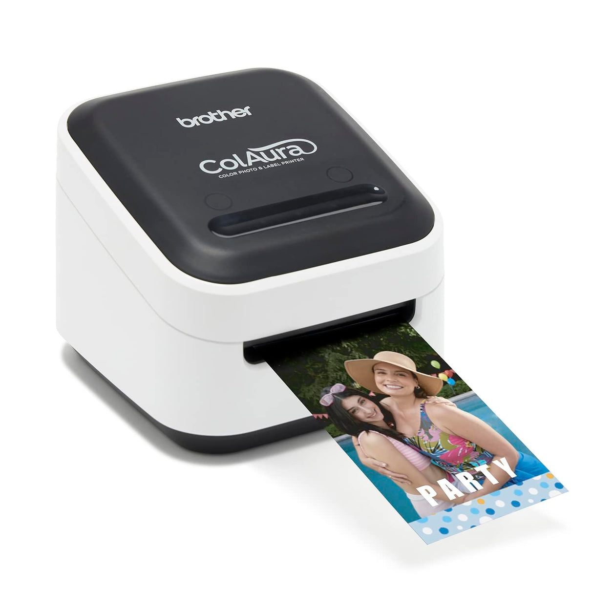 ColAura Color Photo and Label Printer,White Brother